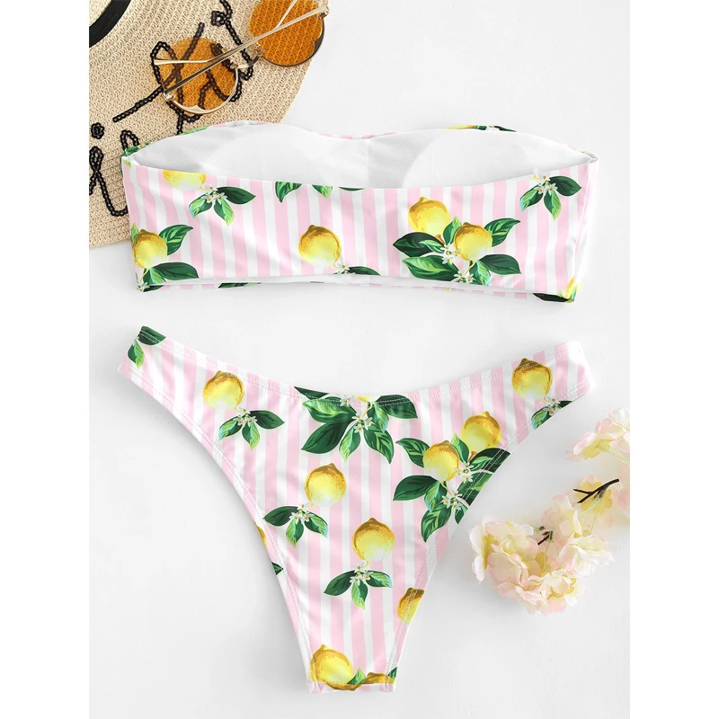 In-X Watermelon swimsuit female Sexy knot bikinis mujer Push up swimwear women bathers Summer beach wear bathing suit new