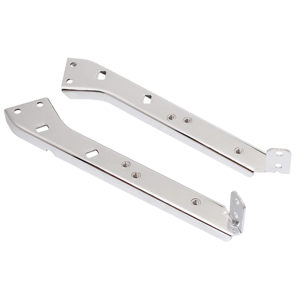 Motorcycle Chrome Drag Heavy Duty Saddlebag Support Brackets For Harley Touring Electra Glide Ultra Classic FLHTCU EFI 1985-2008 |