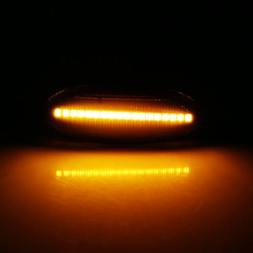 Новый и высококачественный светодиодный Янтарный боковый маркер 2x для Nissan Qashqai