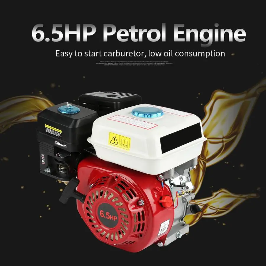4-тактный бензиновый двигатель 6 5 л. С. Pull Start 168F OHV сменный объем топлива 3 л мощный |