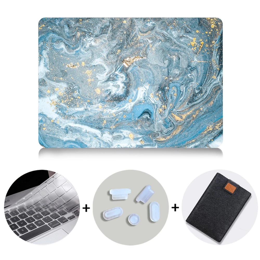 MB08 MTT Мрамор чехол для ноутбука Macbook Air Pro retina, возрастом 11, 12, 13, 15 с сенсорной панелью жесткий чехол для macbook pro 13,3 дюймов чехол для ноутбука Funda - Цвет: MB08