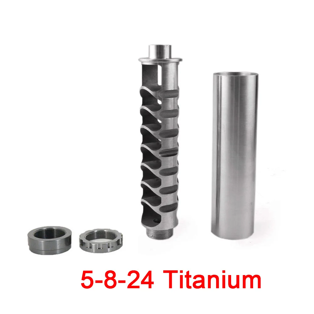 titanium24 RASTP- Spiral1/2-28 5/8-24 автомобильный топливный фильтр одноядерный сплав для NaPa 4003 WIX 24003 RS-OFI022 - Цвет: titanium24