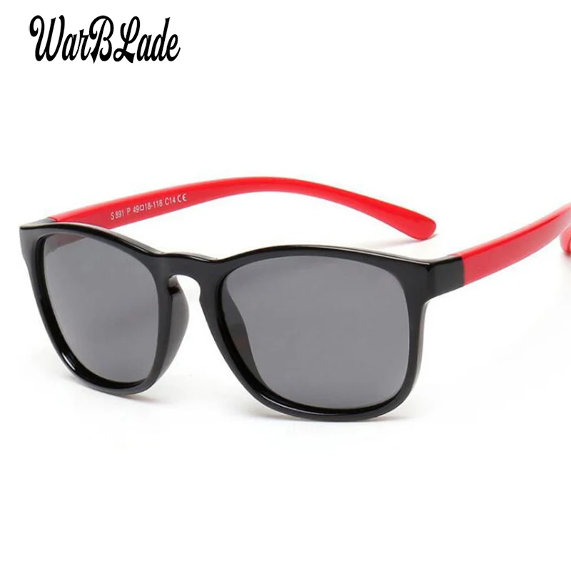 Детские гибкие очки крутые солнцезащитные 100% УФ-защита для мальчиков и девочек