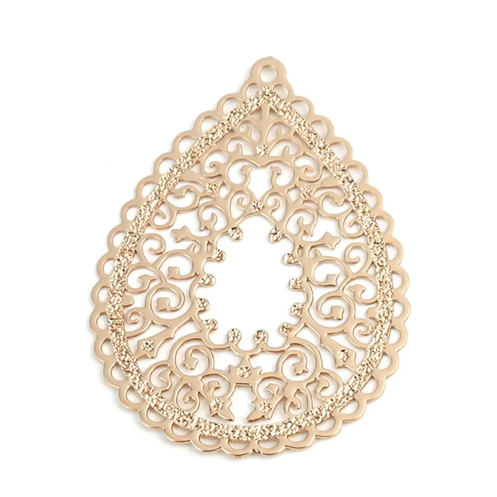 DoreenBeads богемные медные бриллиантовые Подвески золотого цвета в форме капли