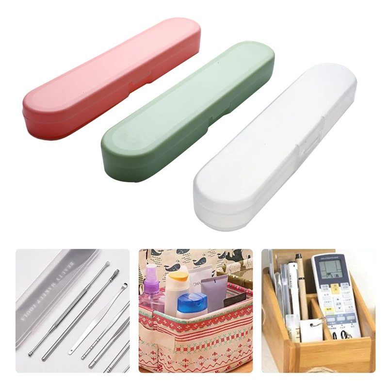

1PCS Kid School Travel Tableware Storage Box Universal Portable PP Box Food Grade Tableware Kitchen Fork Chopsticks Spoon Box