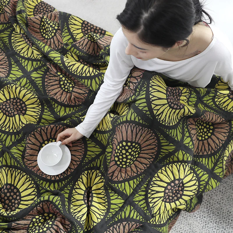 

Super Soft Blanket Cotton Cozy Nap Throw Blanket Towel Quilt Queen King Bedspread For Beds Sofa Air-conditioning Travel Blanket