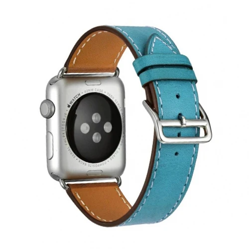 Кожаный ремешок для Apple watch 4, 5, ремешок 44 мм, 40 мм, iWatch 38 мм, 42 мм, ремешок из натуральной кожи, браслет для Apple watch 3, 2, 1, 42 - Цвет ремешка: 12