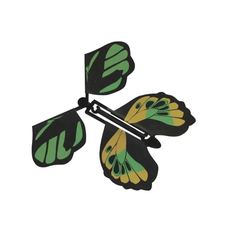 5pcs Magic Flying in the Book Butterfly Rubber Band Powered Wind Up | Игрушки и хобби