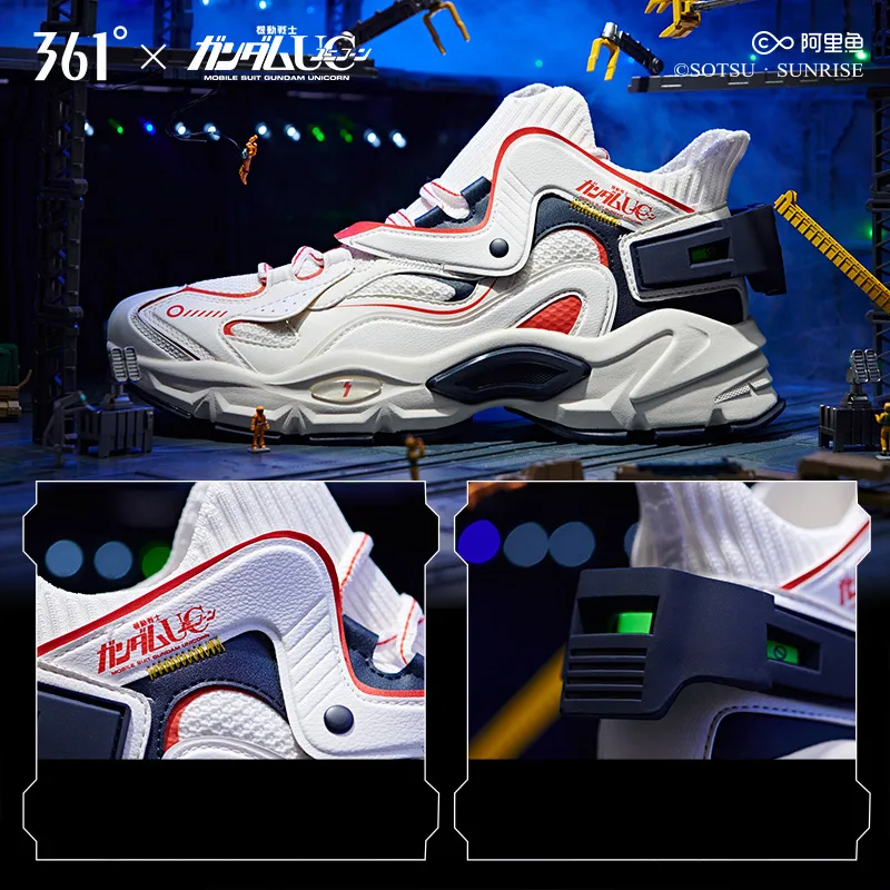 361 GUNDAM прогулочная обувь Новое поступление 2019 дышащие кроссовки для бега с