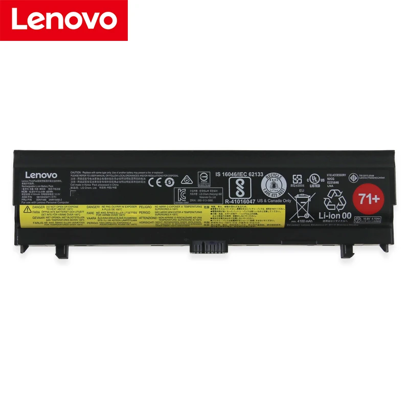 Оригинальный аккумулятор для ноутбука LENOVO Thinkpad L560 L570 SB10H45073 SB10H45074 SB10H45071 00NY488 00NY489