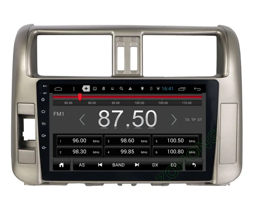 2.5D Octa 8 ядра Android автомобильный мультимедийный DVD плеер для Toyota Prado 150 2010 2011 2012 2013 авто автомобильный радиоприемник с навигацией GPS