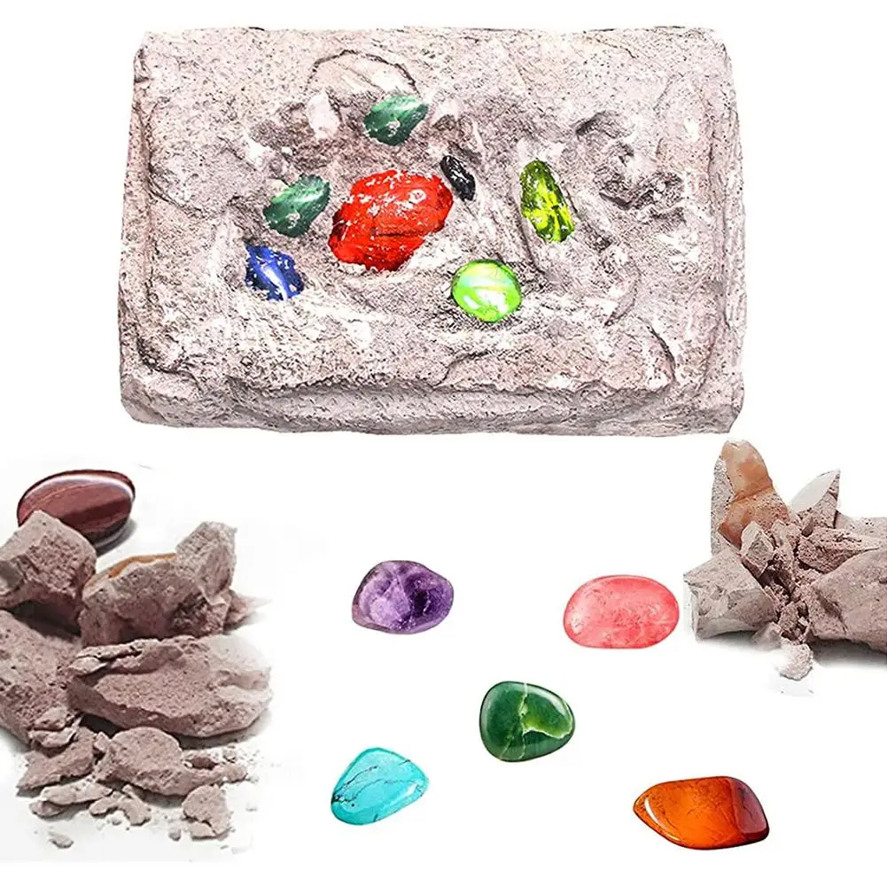 

Gemstone Mining Excavation Innovative Gemstones Crystal Dig Kit STEM DIY Toys Science Kit For Boys And Girls Christmas Gift