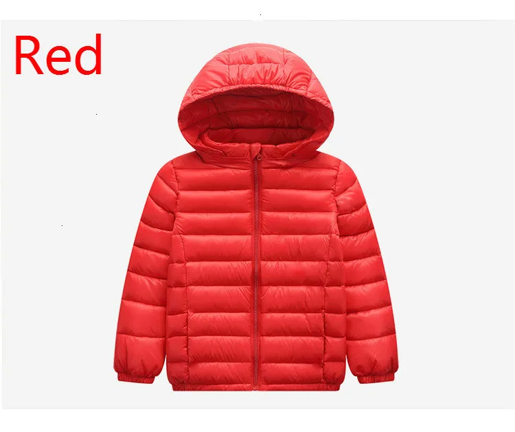 Children's Wear Autumn and Winter New Boys and Girls Cotton Jacket Lightweight Ultra Light Jacket Down Jacket Loose Coat
