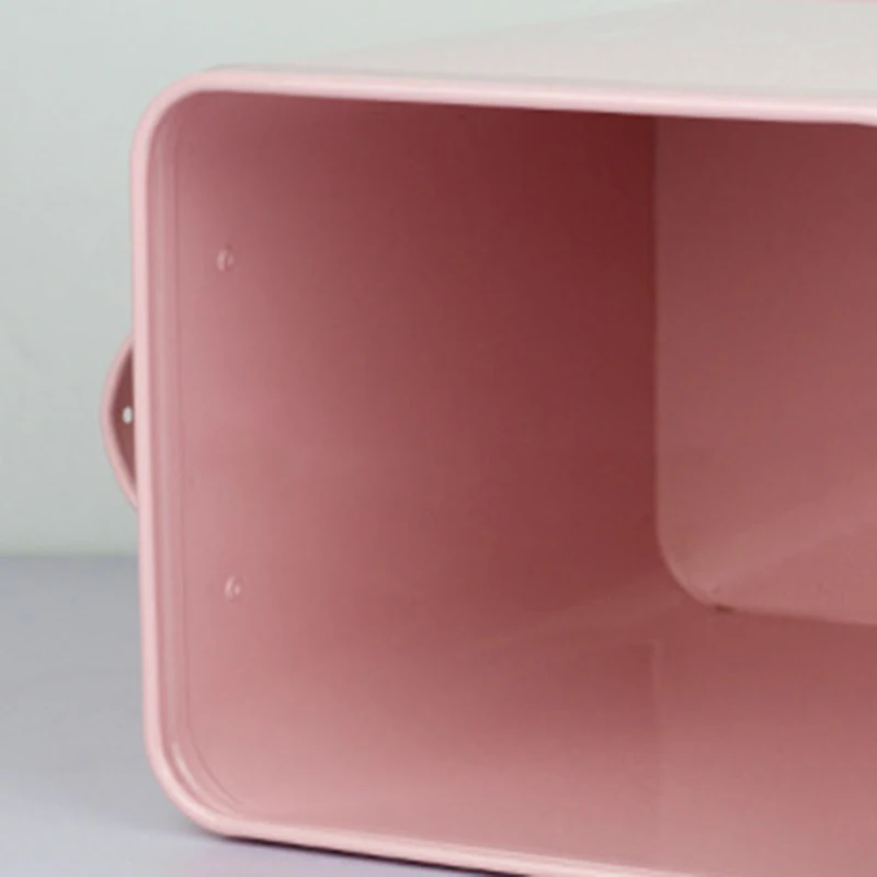 Розовые бочки для хранения еды домашних животных материал железного листа 4 5 л