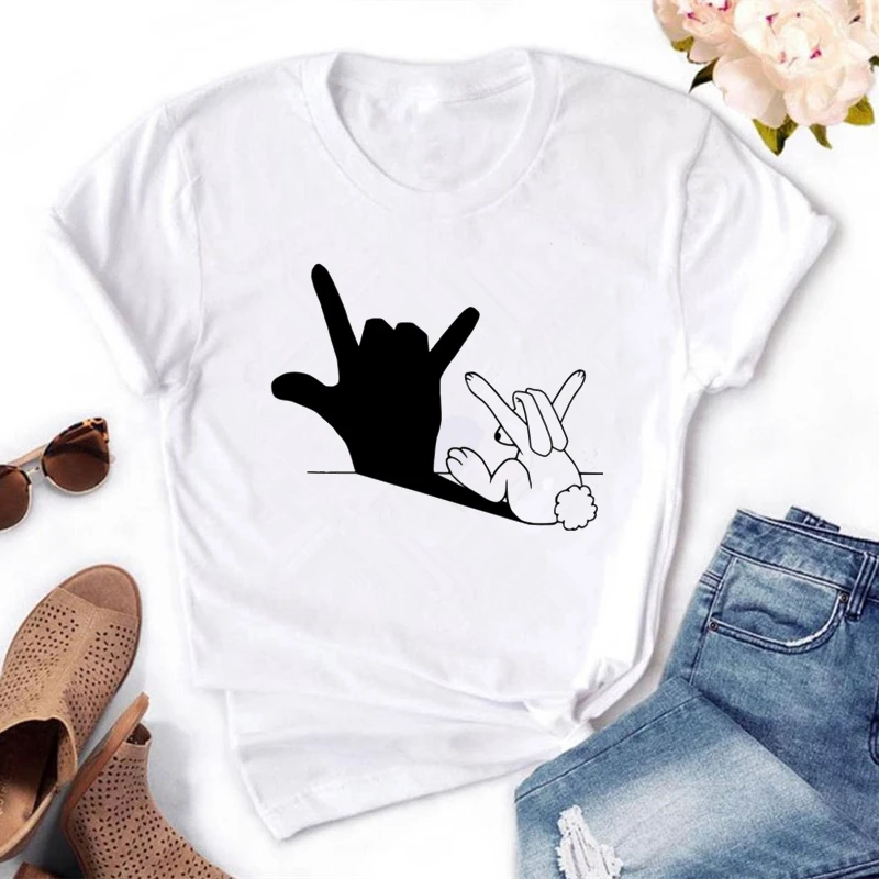 Женская футболка с коротким рукавом и круглым вырезом размера плюс Повседневная