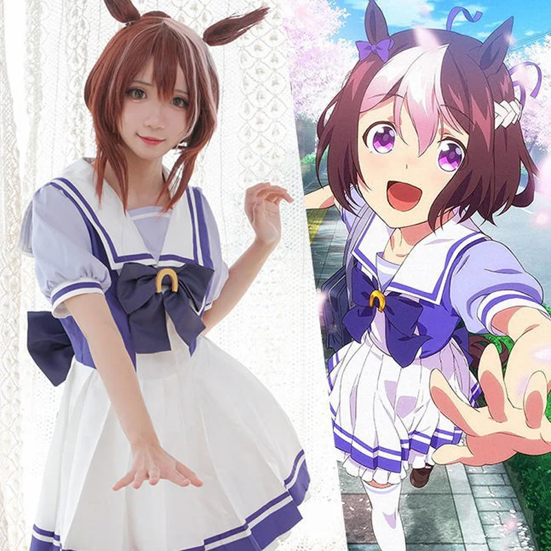 

The Game Pretty Derby cosトテテテテイー Sailor Сейлор, униформа Tokai Teio Sing песню, косплей костюм F