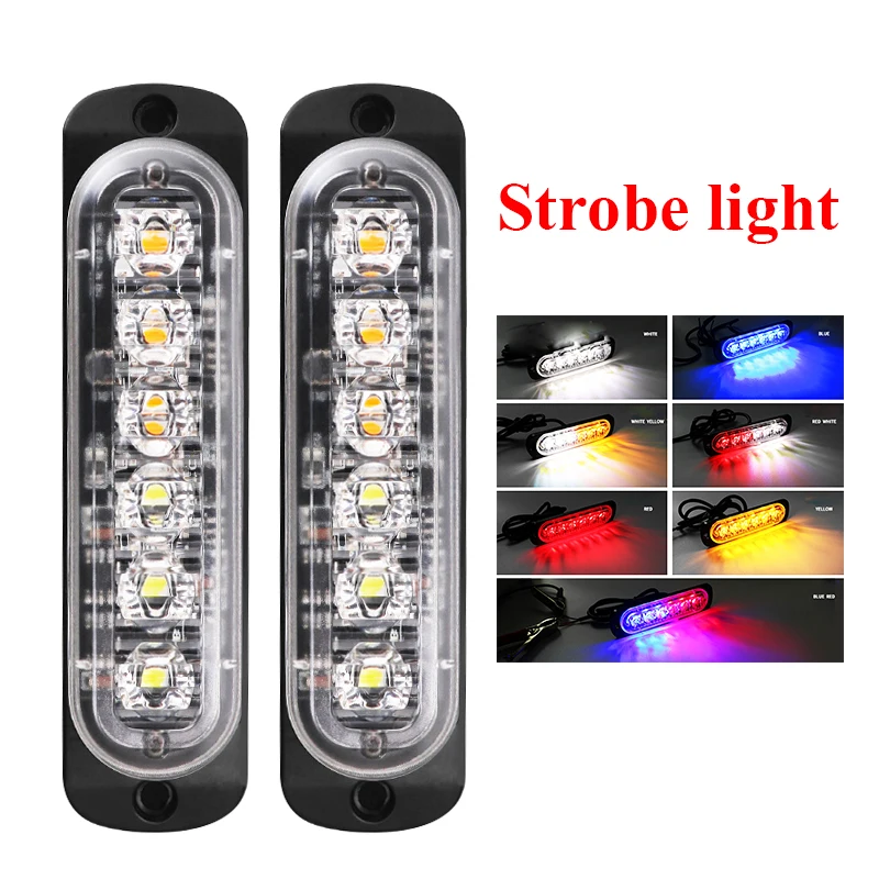 2 шт. Автомобильные светодиодные ламсветильник 6 светодиодов|Сигнальная лампа| |
