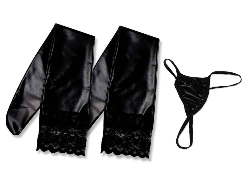 Новинка 2019 лидер продаж оптовая цена кожаные Лоскутные кружевные носки с узором