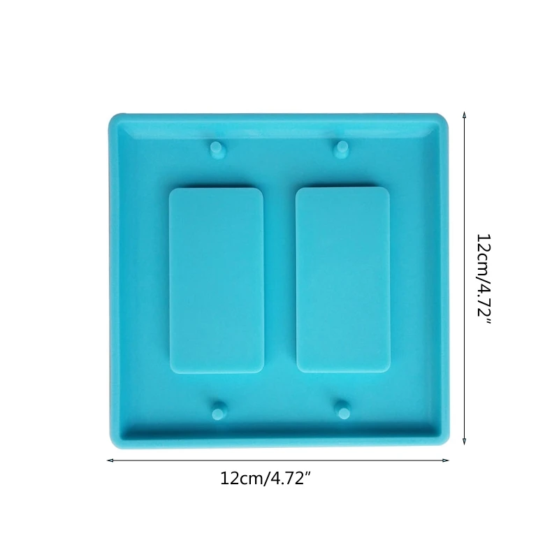 

DIY Switch Socket Panel Silicone Mould Crafts Decoration Making Tools Crystal Epoxy Resin Mold P15C