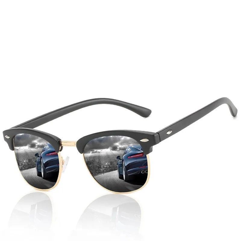

2021 Brand Design Men Round Polarized Sunglasses Classic Luxury Women Sun Glasses Vintage Metal Sports Mirror Glasses Uv400