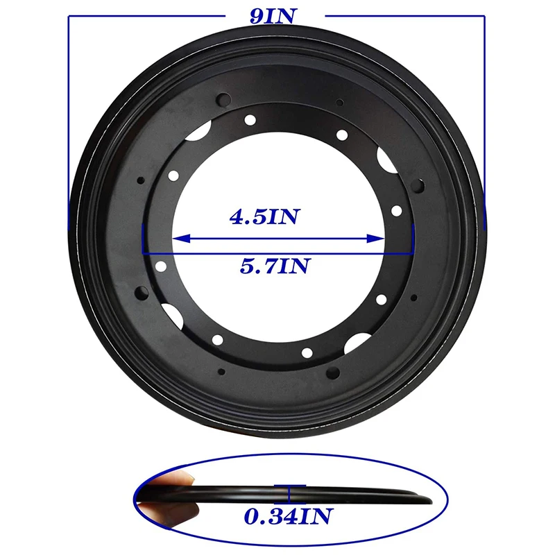 2 шт настольных подносов &quotленивая Сьюзан&quot аппаратное обеспечение 9 дюймов