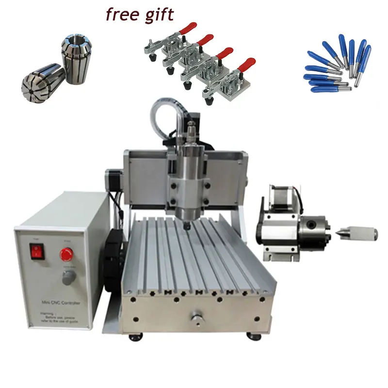 

LY 800W water cooled spindle mini cnc machinery 3020Z ER11 collet lathe machine wood router cnc milling machine