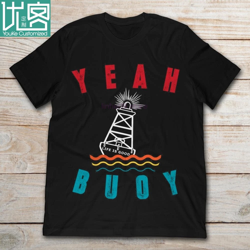 2020 Мужская футболка бренда Yeah BOYA Life Is Good|Мужские футболки| |
