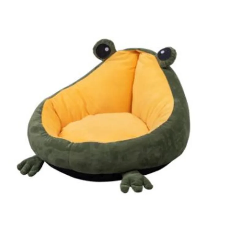 

Small Dog Sleep Mat Kitten Beds Cute Nest Soft Litter Four Seasons Universal Removable And Washable Semi-enclosed Pet Bed