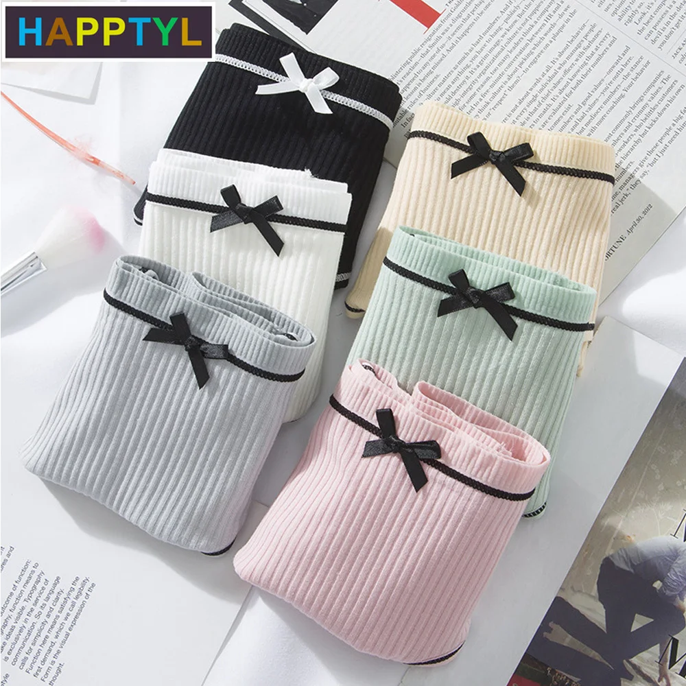 HAPPTYL 1 шт. хлопковые женские стринги нижнее белье в британском стиле мягкое