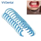 5 шт.лот VV Открыватель для рта с-образной формы интраоральный Ретрактор для щек расширитель рта Открыватель для губ стоматологический ортодонтический инструмент