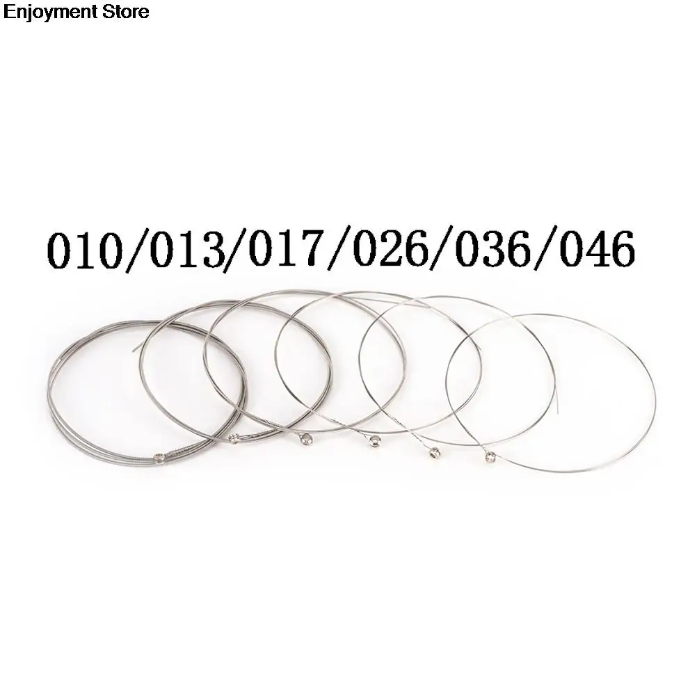 Лидер продаж! 6 шт./компл. серебряные струны для акустической гитары чистые Струны