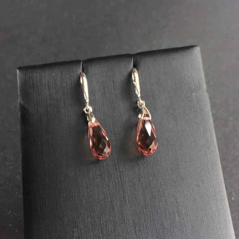 Женские серьги-гвоздики из серебра 925 пробы с зултанитом | Украшения и аксессуары