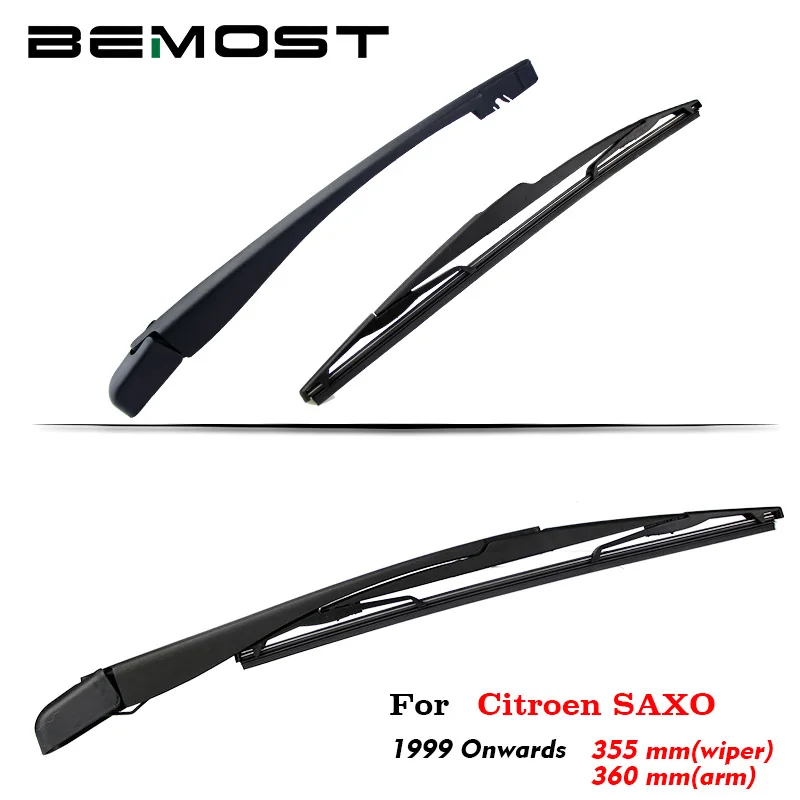 

BEMOST Car Rear Windshield Windscreen Wiper Arm Blade Natural Rubber For Citroen Saxo 355MM Hatchback Year From 1999 To 2018