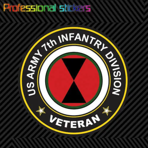 

7th Infantry Division Veteran Sticker Die Cut Vinyl Joint Base Lewis-mcchord Stickers for Cars, Bicycles, Laptops, Motos