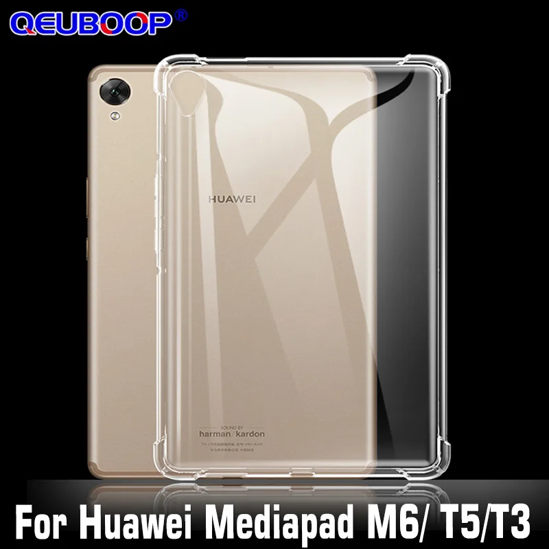 Прозрачная задняя крышка для Huawei MediaPad M6 Pro 8 4 10 мягкая защита от падения T3 7 0 T5 &quotPlay