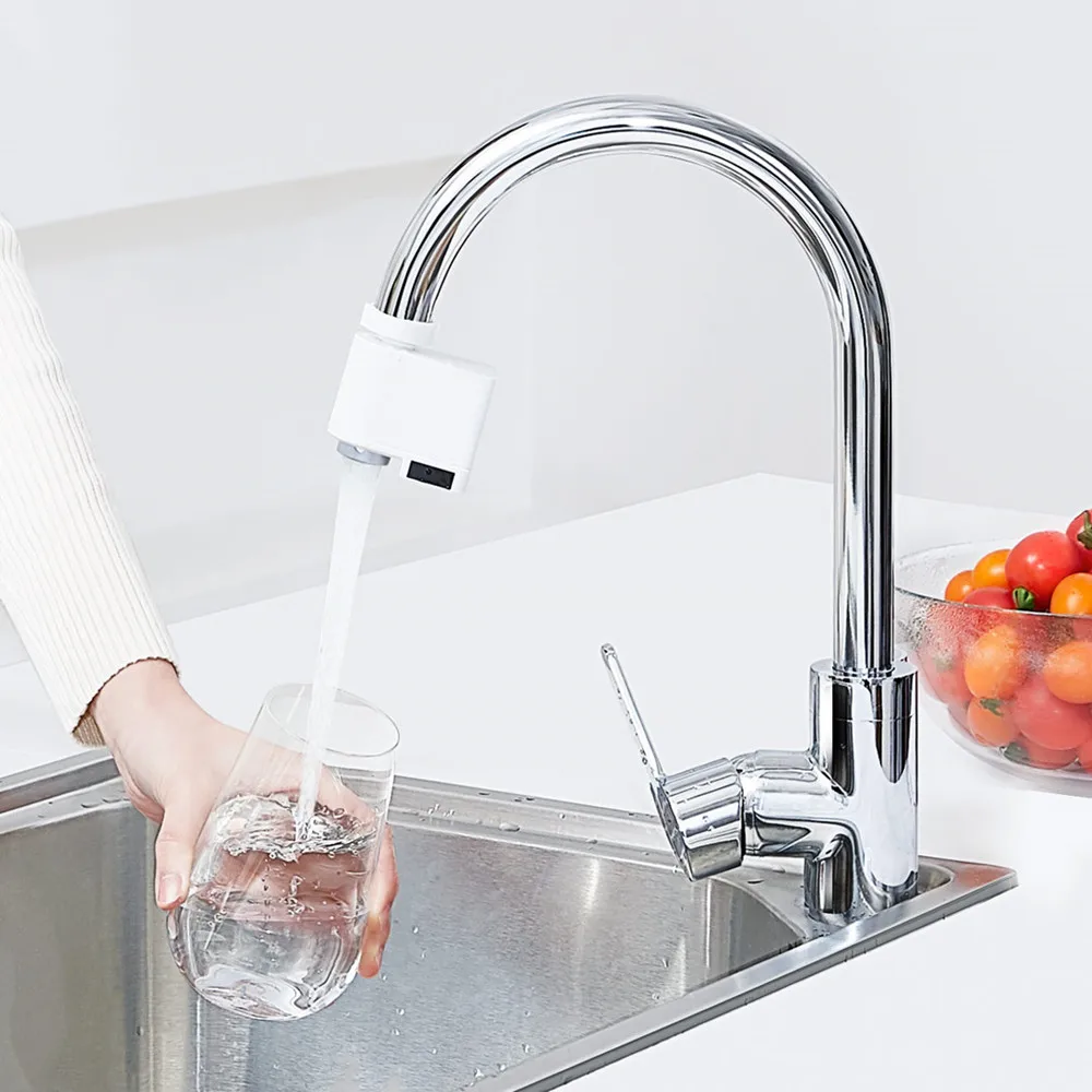 2021 Upgraded Youpin Xiaoda Automatic Water Saver Tap Smart Faucet Sensor Infrared Energy Saving Device Kitchen Nozzle | Электроника