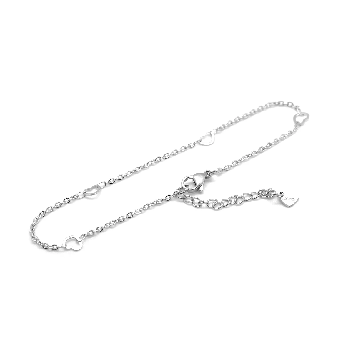 

Couples Stainless Steel Anklet Simplicity Bohemian Style Silver Bracelet Leg Chain Summer Fashion Beach Party Barefoot Jewelry
