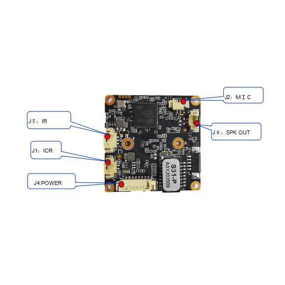 

Mstar SSC335 + SC3335 dual-light human body detection with audio 3MP IP camera module/mainboard UNV technology