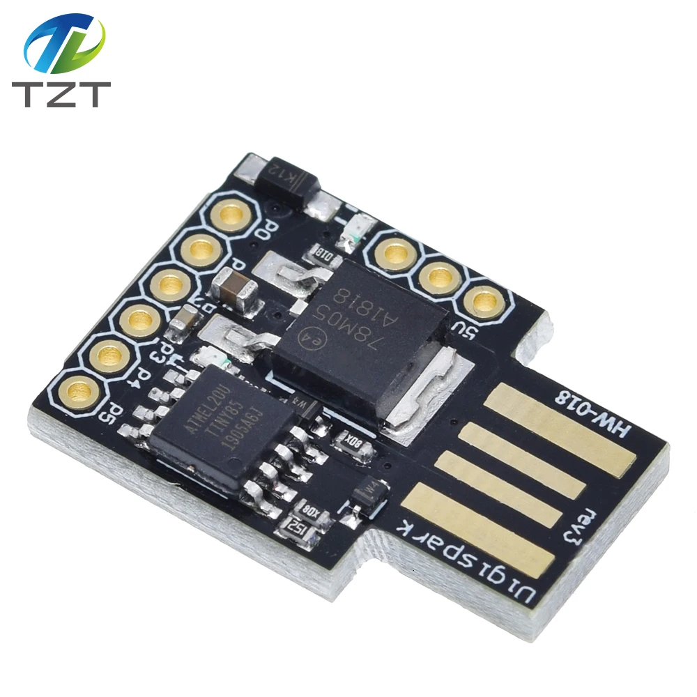 Синий черный TINY85 Digispark Kickstarter микро макетная плата ATTINY85 модуль для Arduino IIC IEC USB