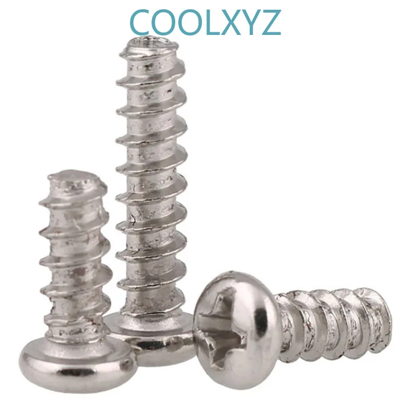 Самонарезающие винты из нержавеющей стали 304 с крестообразной круглой головкой и