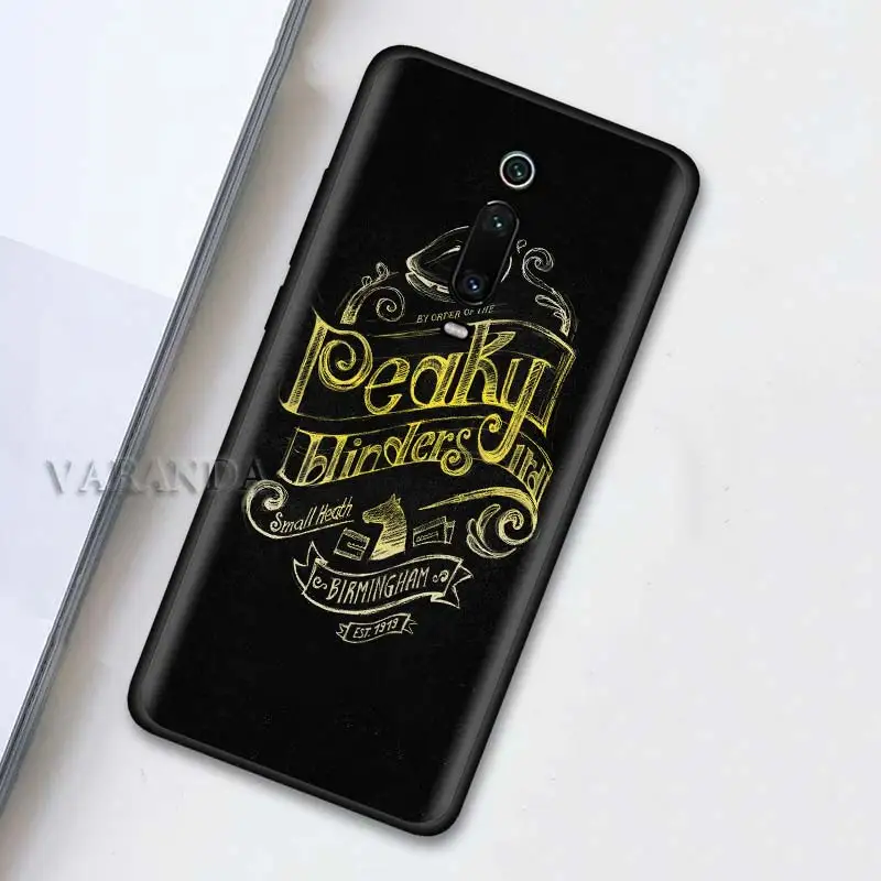 

Peaky Blinders Cross Logo Case for Xiaomi Redmi Note 9S 9 8 8T 10X 7 K20 Pro K30i K30 5G Racing 8A 7A Black Silicone Cover