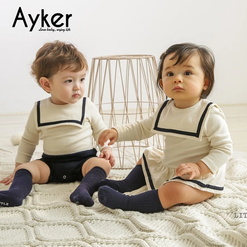 Одежда для малышей боди мальчиков и девочек-близнецов одежда реквизит