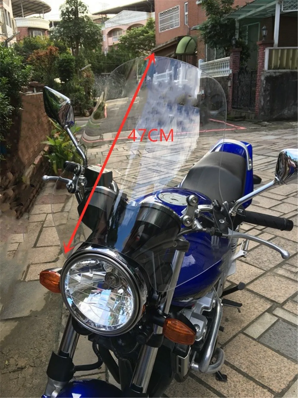 

Модифицированное лобовое стекло мотоцикла CB1300 XJR1200 YBR250 CB400 GN250, модифицированное лобовое стекло