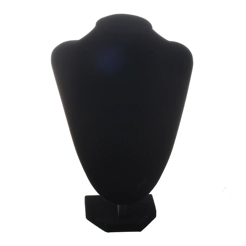

Магазин манекен бюст ювелирные изделия ожерелье подвеска серьги стенд держатель Черный-XL