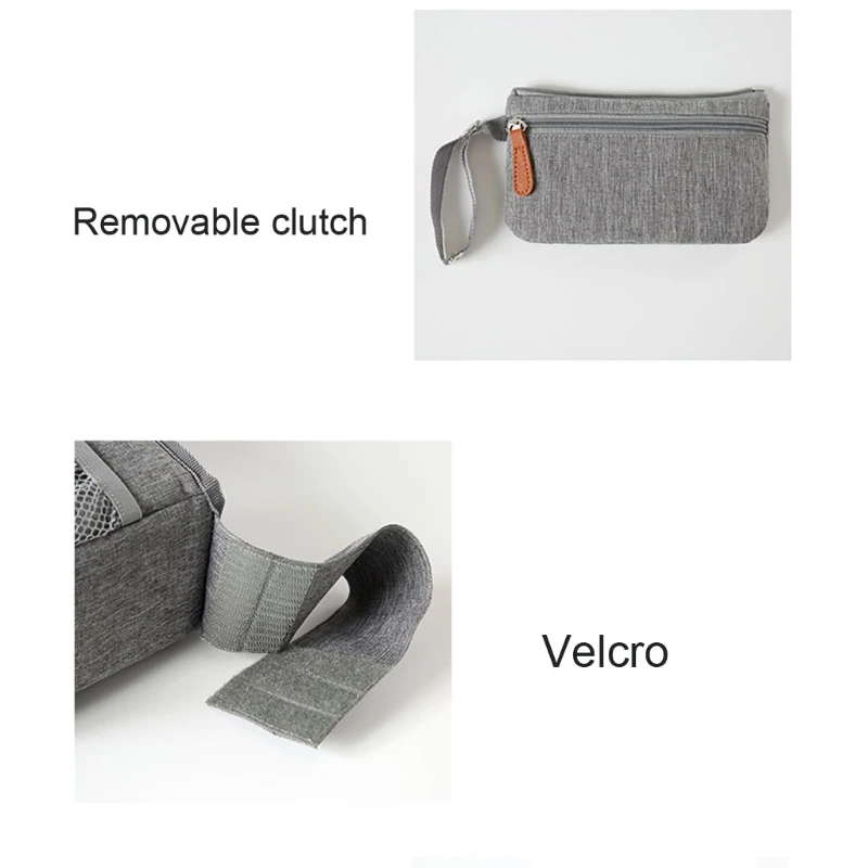 Baby Stroller Organizer Accessories Bag Large Space with Cup Holders Multiple Zipper Pockets for Bottle Phone A2UB | Мать и ребенок
