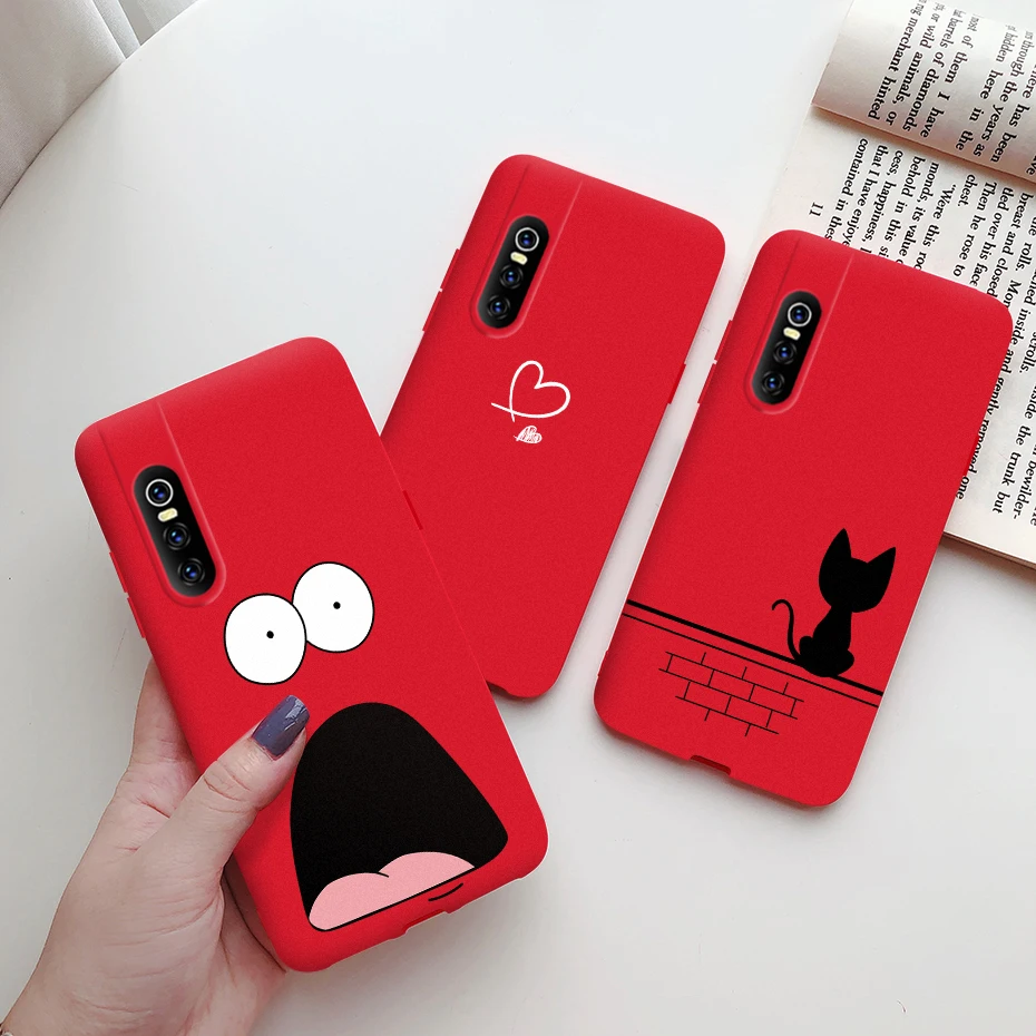 Чехол для VIVO V15 Pro V15Pro V 15 VIVOV15 Мягкий силиконовый чехол Карамельный цвет окрашены