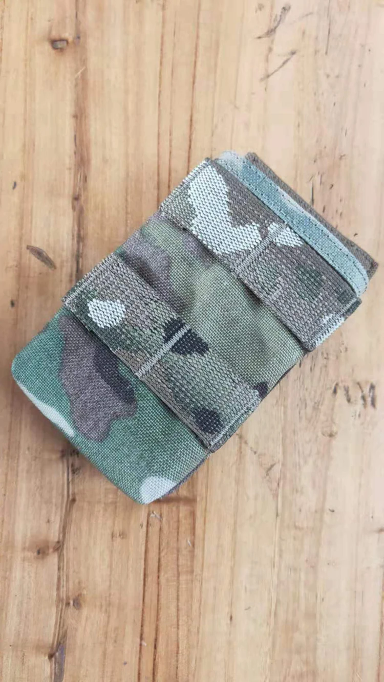 Тактический Airsoft 556 762 AK47 подсумок для одного магазина Мультикам Жилет Molle Mag сумки