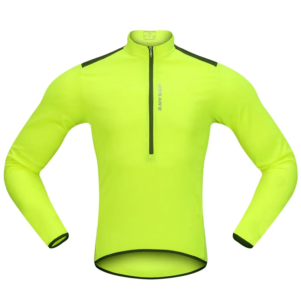 Wosawe Мужская велосипедная Джерси регулируемая кофта весна-осень половина молнии