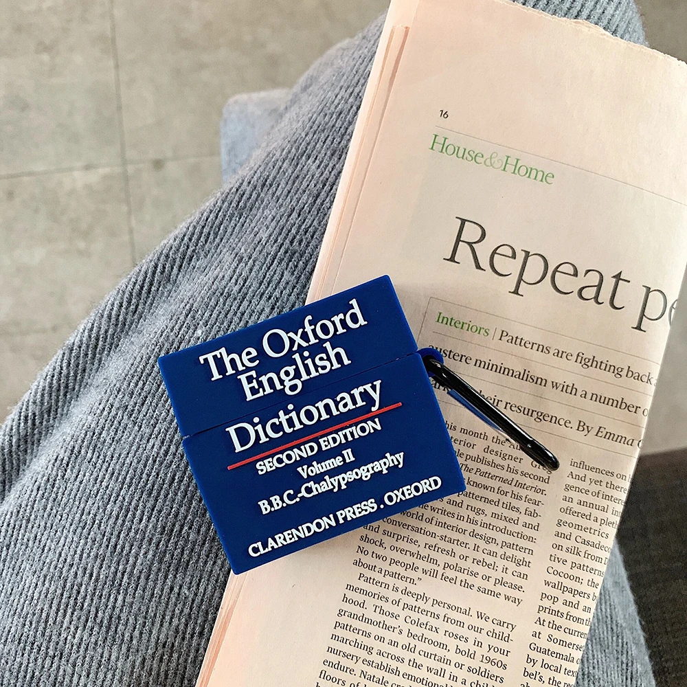 Хит продаж туфли оксфорды словарь чехол для переноски 1 2 зарядным устройством 3D