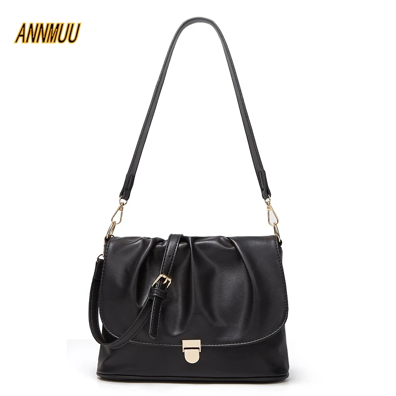 

Женская сумка из 100% натуральной кожи, новинка 2021, Корейская Женская милая модная однотонная брендовая дизайнерская сумка-мессенджер через ...